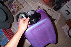 Spacing the closet flange.