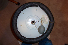 Bottom of the boo bowl after completion